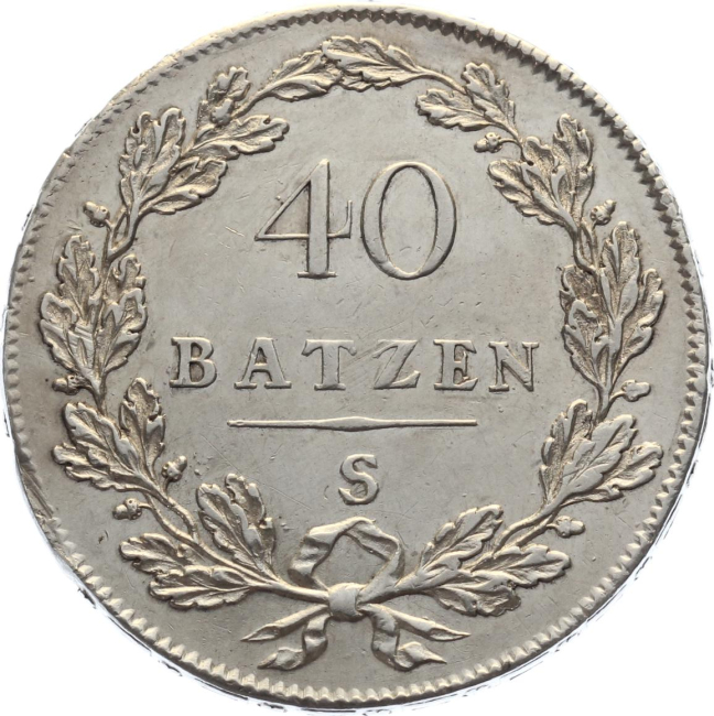 Helvetische Republik 40 Batzen 1798 S